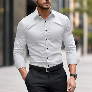 Thomas - Chemise décontractée avec col pour homme