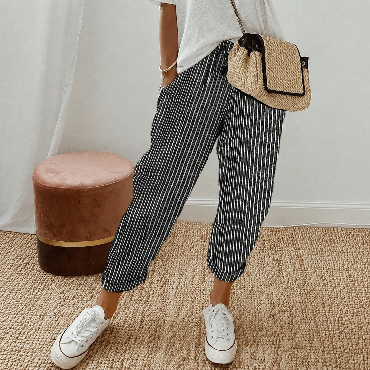 Mel - Pantalon d'été au style moderne