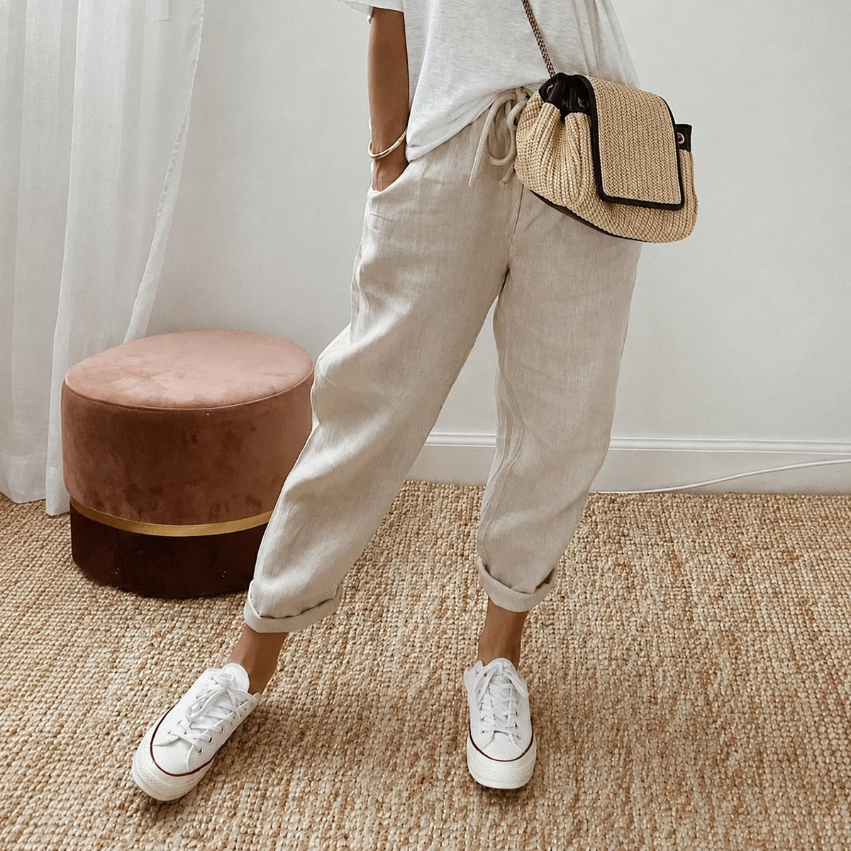 Mel - Pantalon d'été au style moderne
