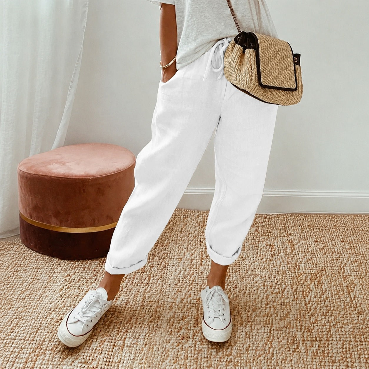 Mel - Pantalon d'été au style moderne