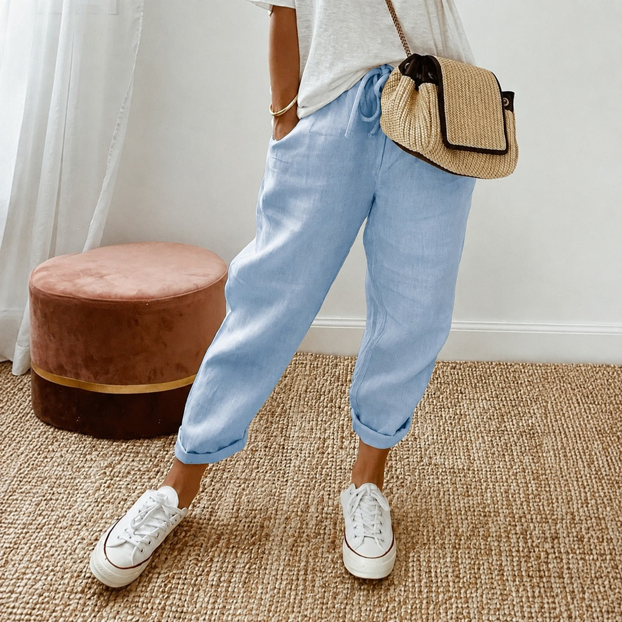 Mel - Pantalon d'été au style moderne