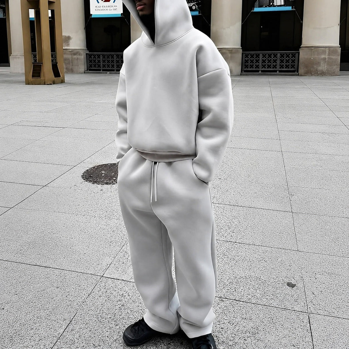 Marco - Ensemble décontracté avec sweat à capuche oversize pour hommes