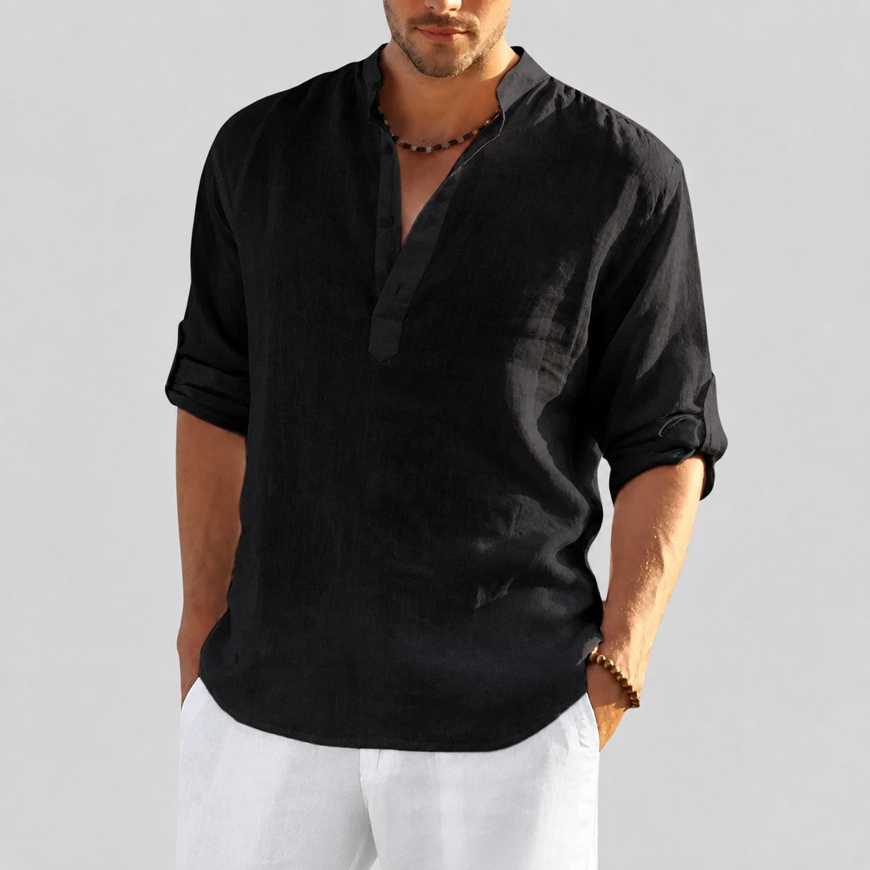 Cordell - Chemise pour homme légère et décontractée