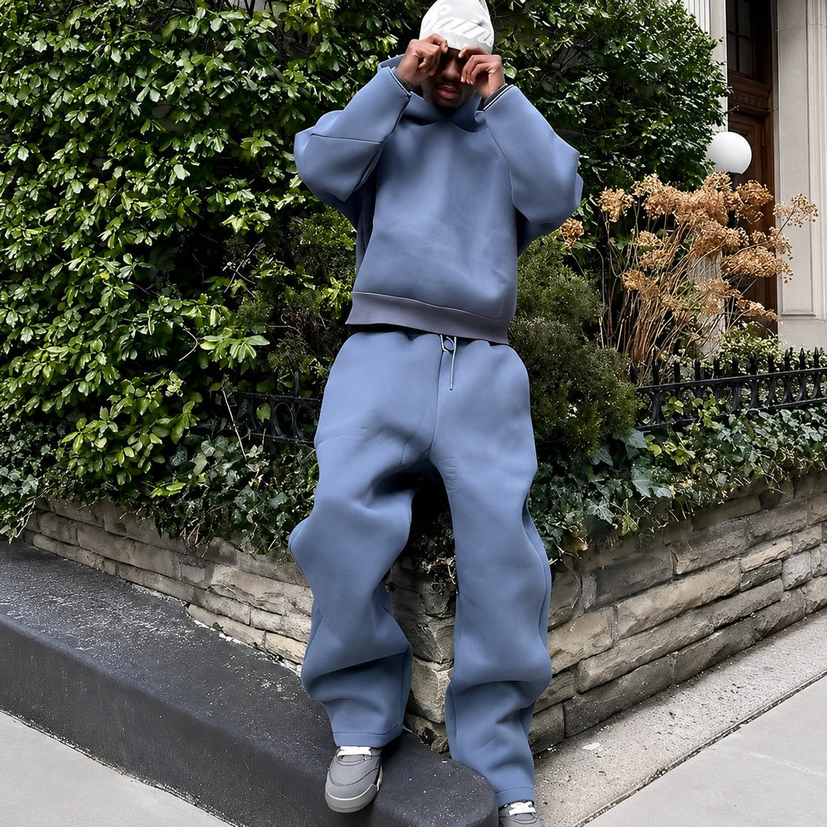 Marco - Ensemble décontracté avec sweat à capuche oversize pour hommes