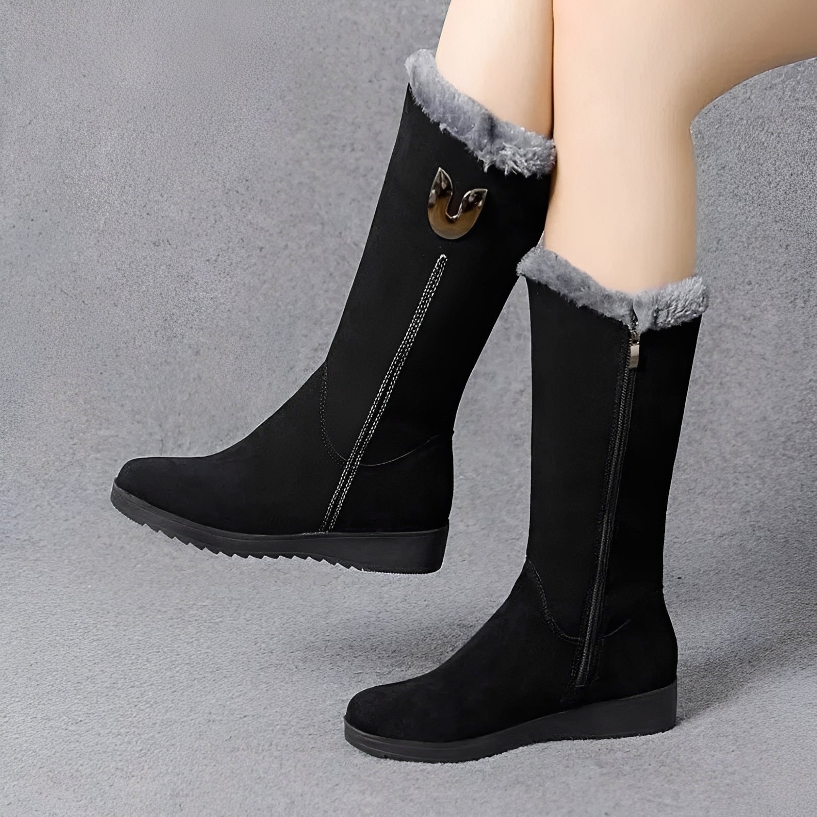 Carla - Des bottes d'hiver douillettes et chaudes