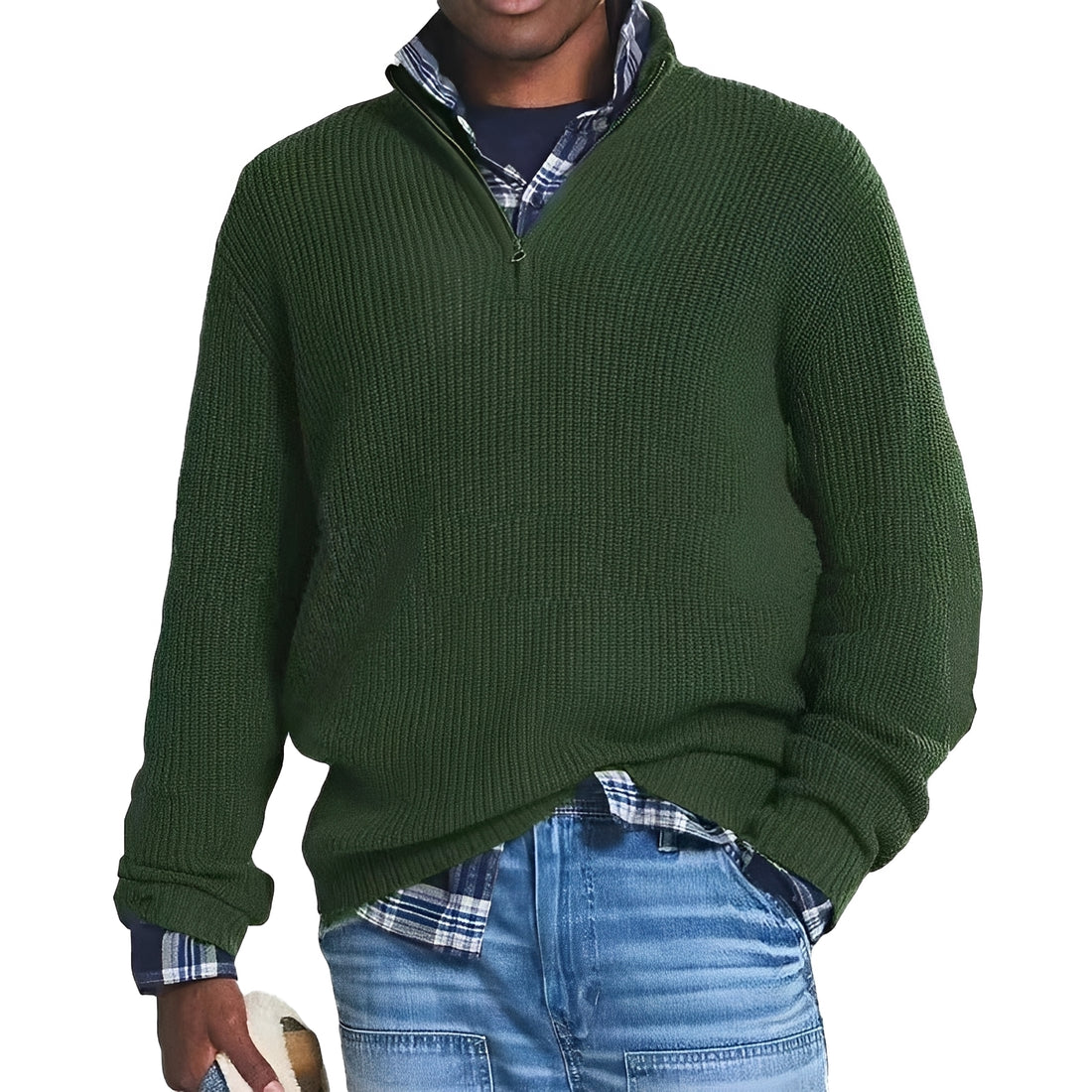 Charlton - Pull chaud à fermeture éclair pour homme
