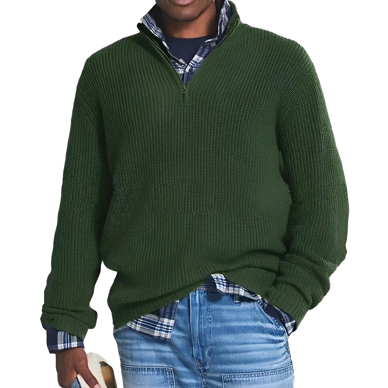 Charlton - Pull chaud à fermeture éclair pour homme
