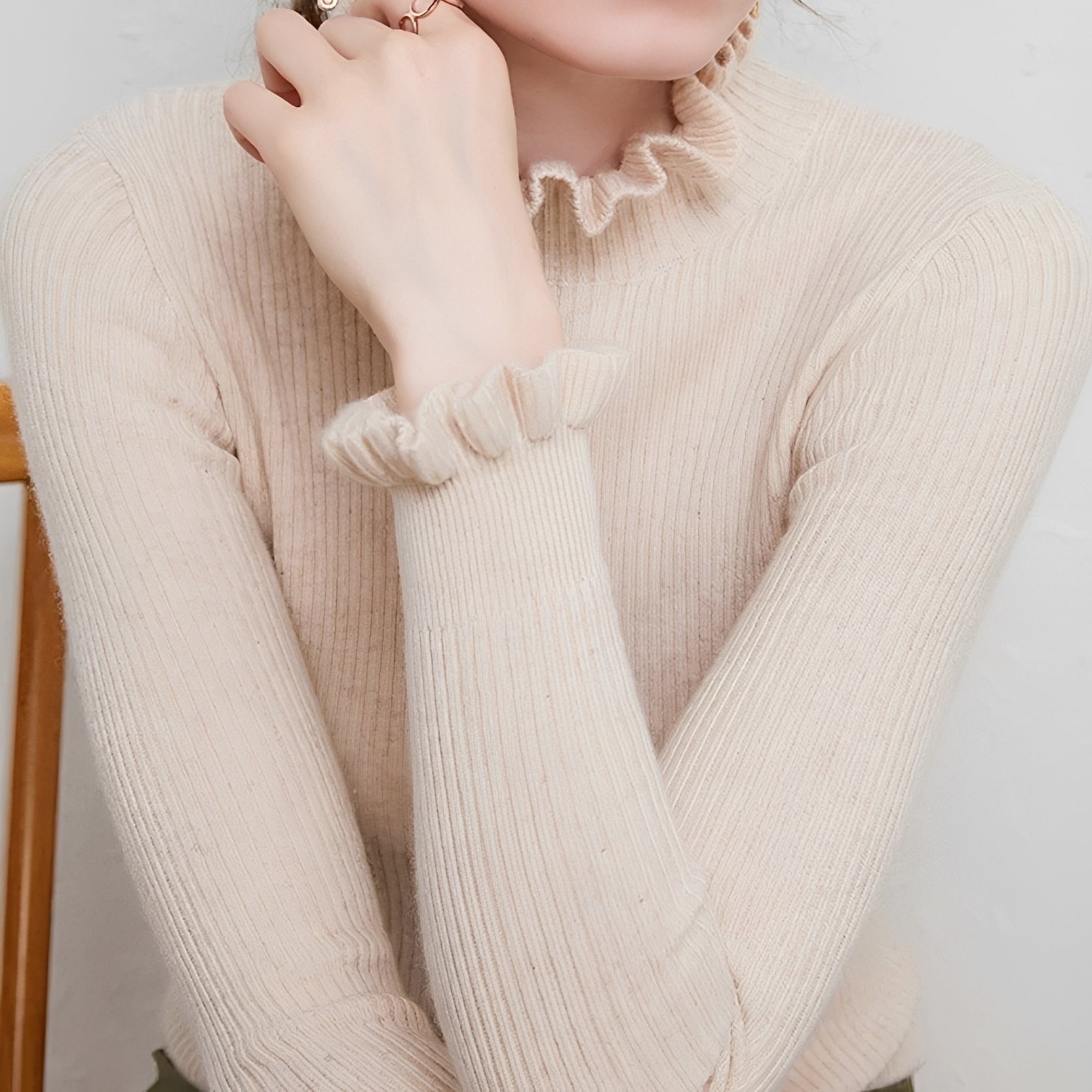 Alva - Pull à col roulé élégant pour femme