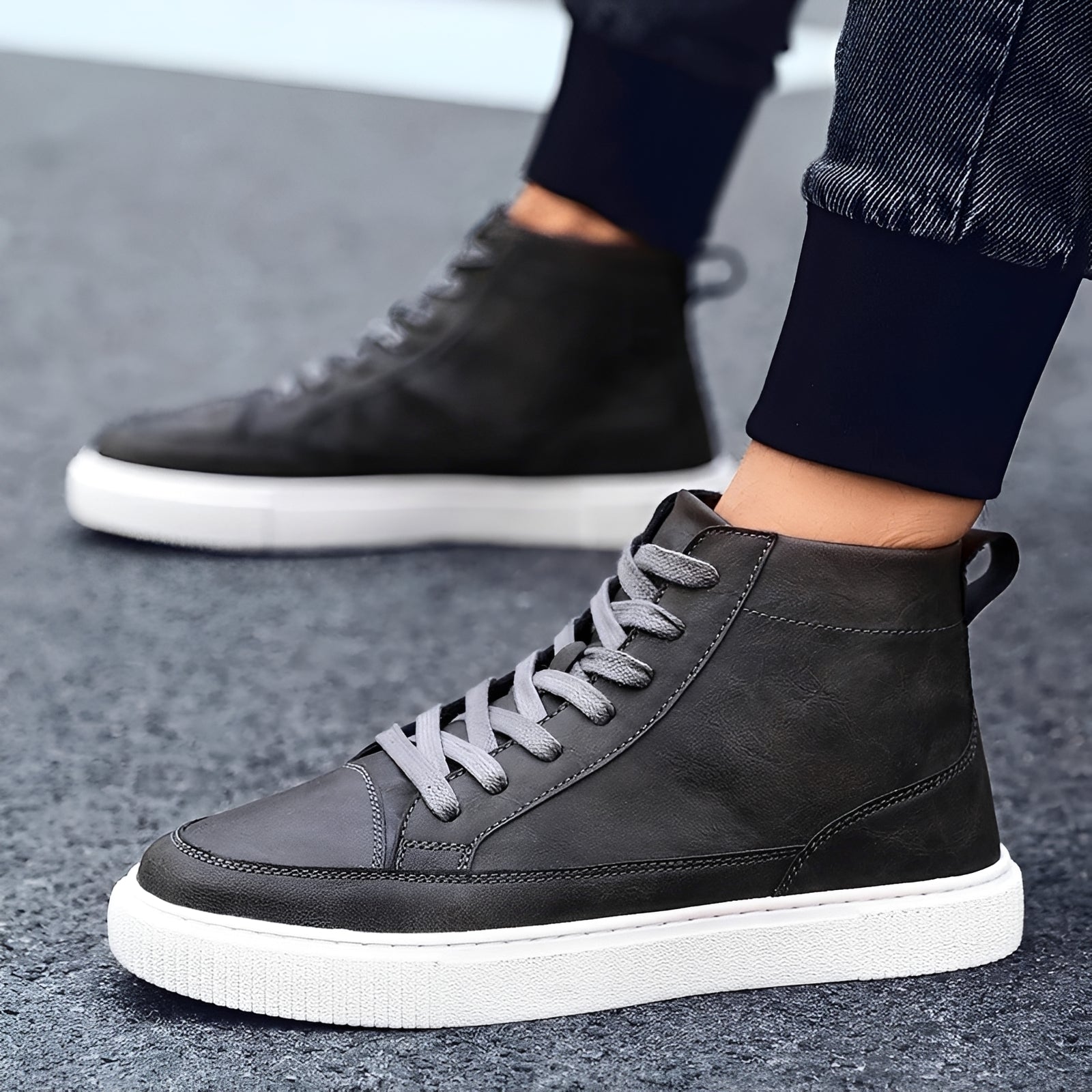 Albert - Baskets montantes élégantes pour hommes