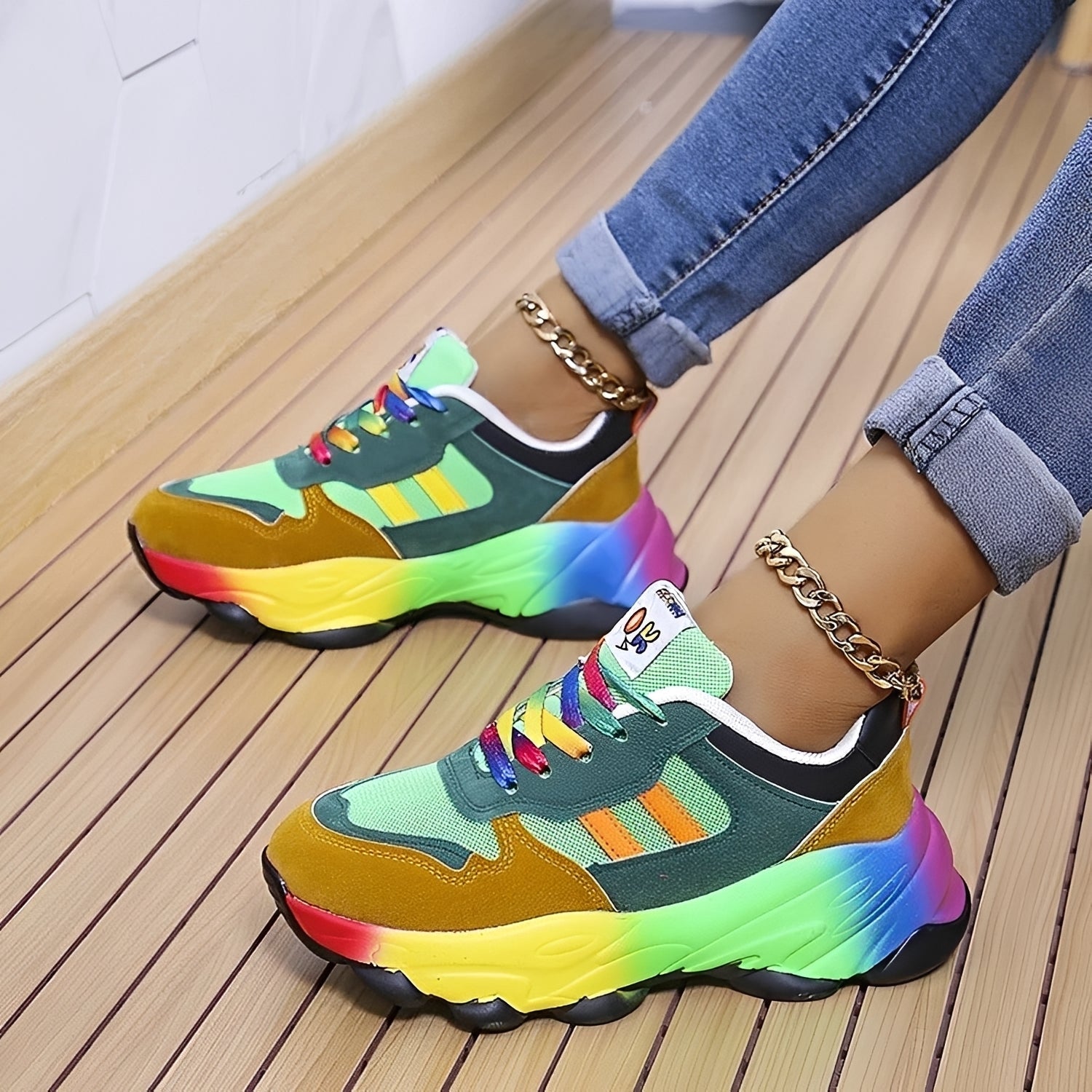 Erika - Chaussures Rainbow confortables
