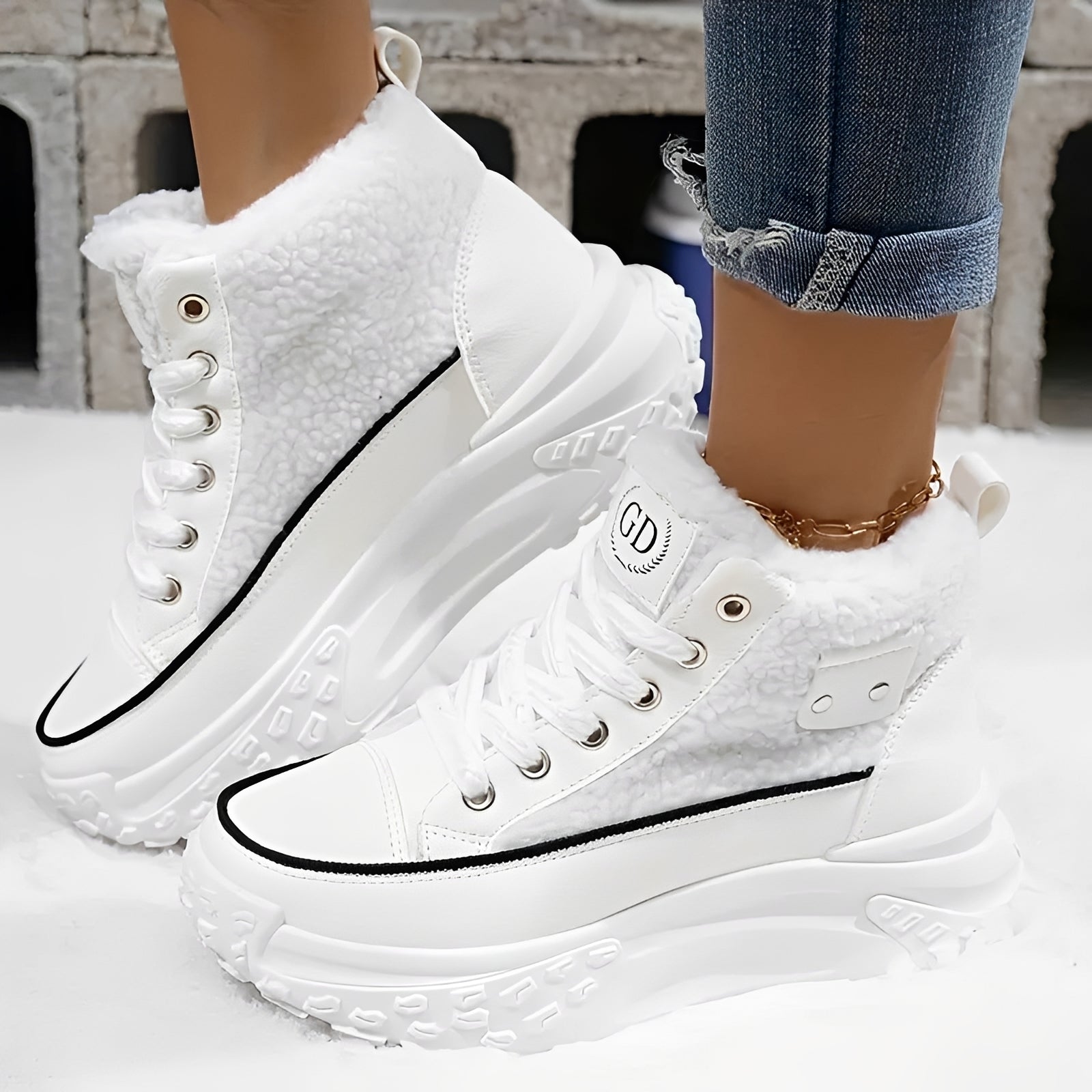 Irene - Bottes d'hiver confortables et doublées