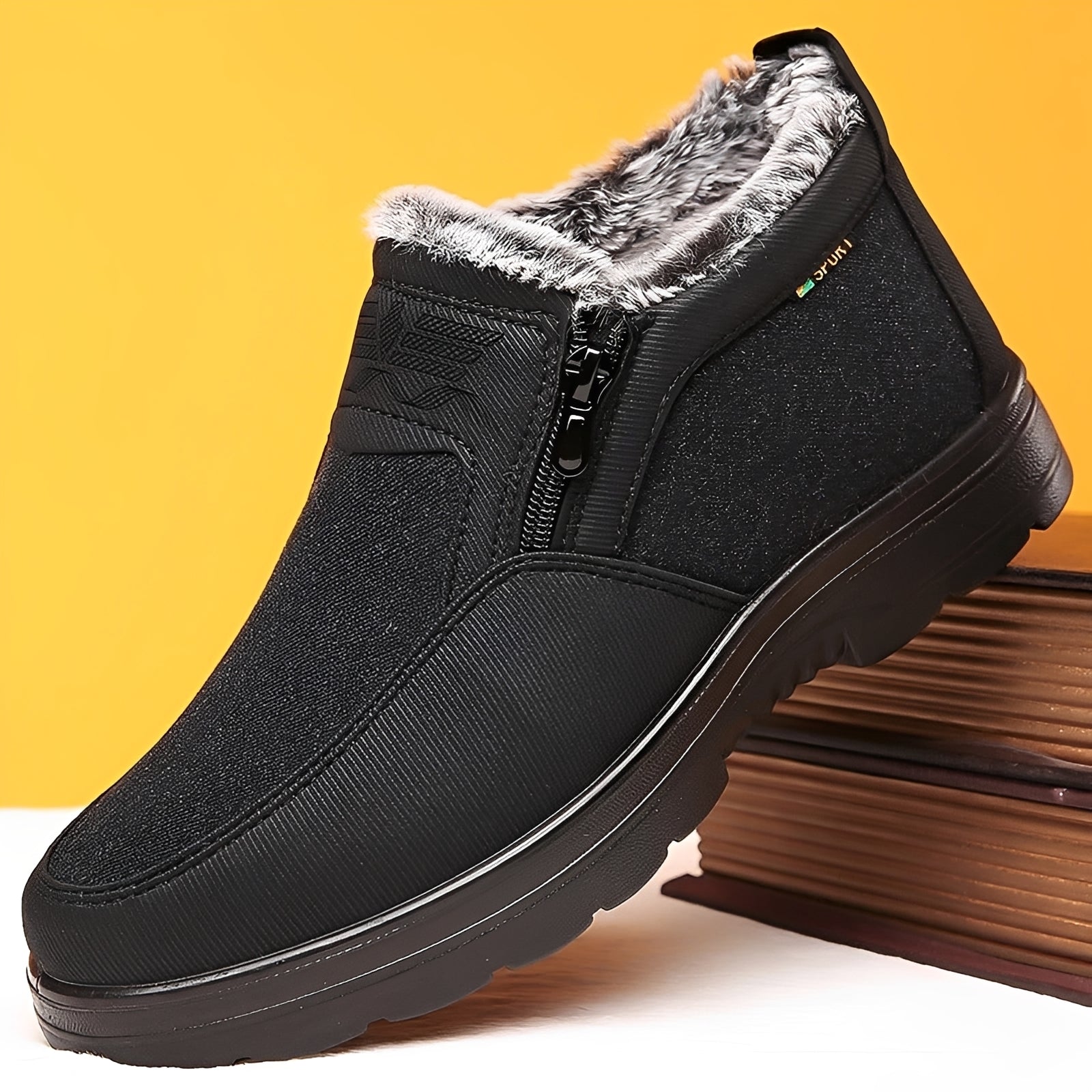 Earl - Chaussures d'hiver chaudes pour hommes