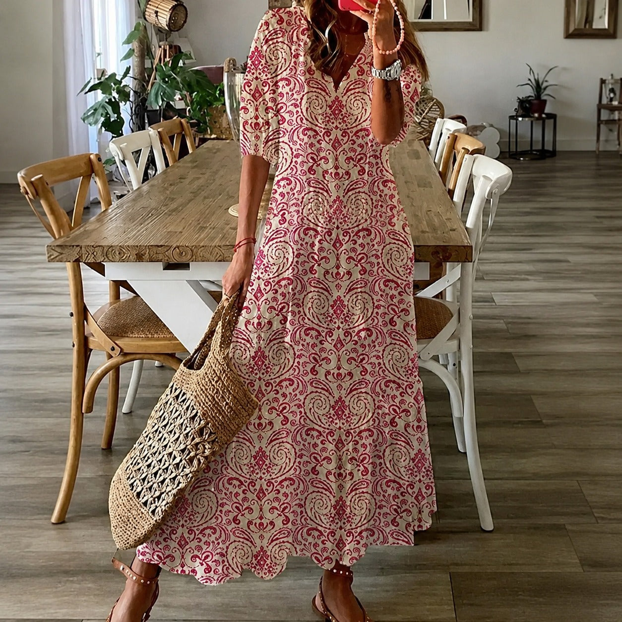 Claidel - Robe fascinante de style bohème