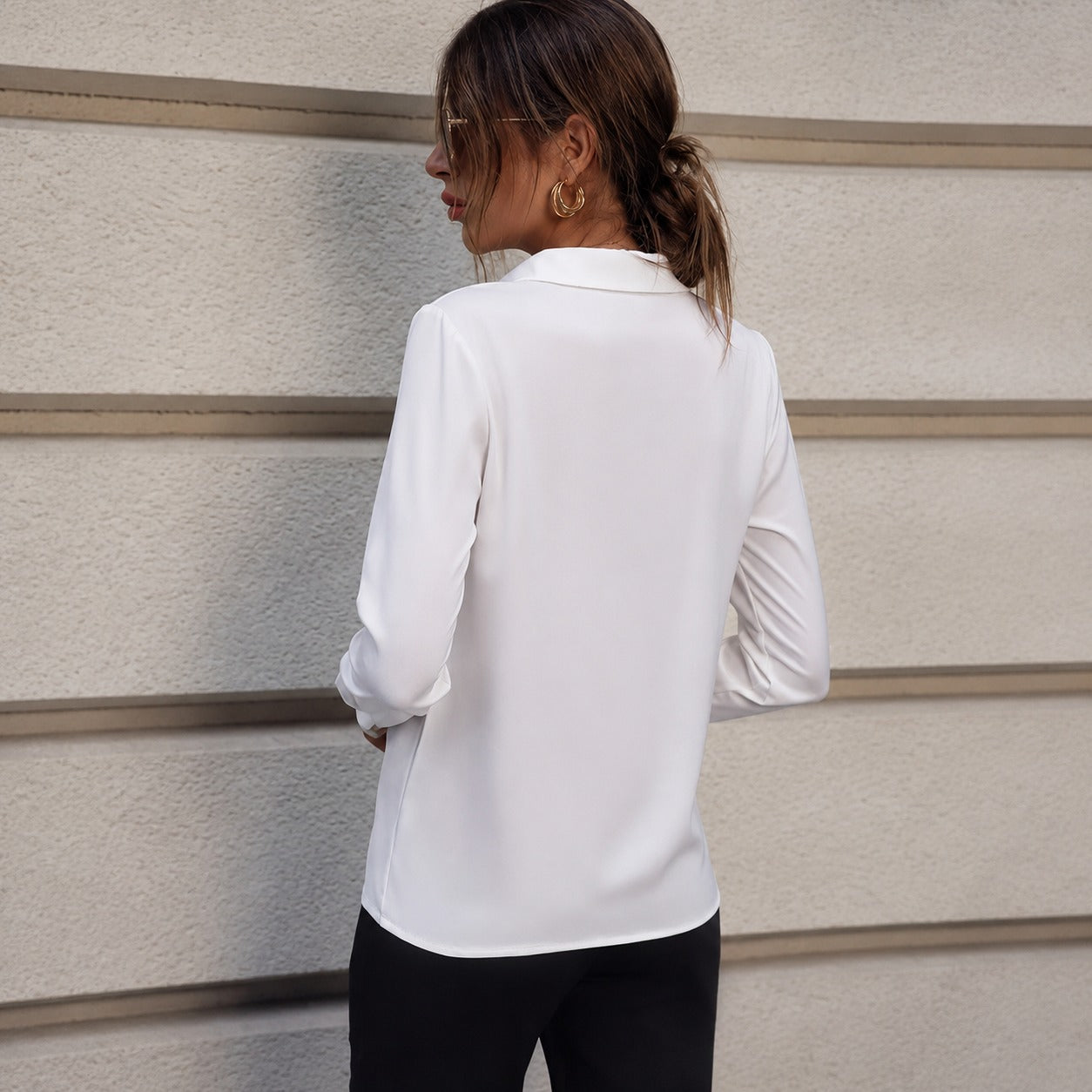 Sharlene - Chemise casual à manches longues