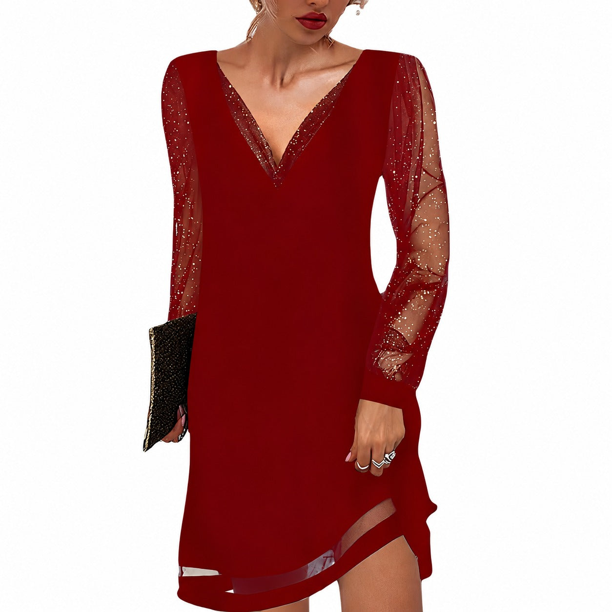 Annalee - Robes élégantes avec manches transparentes pour femmes