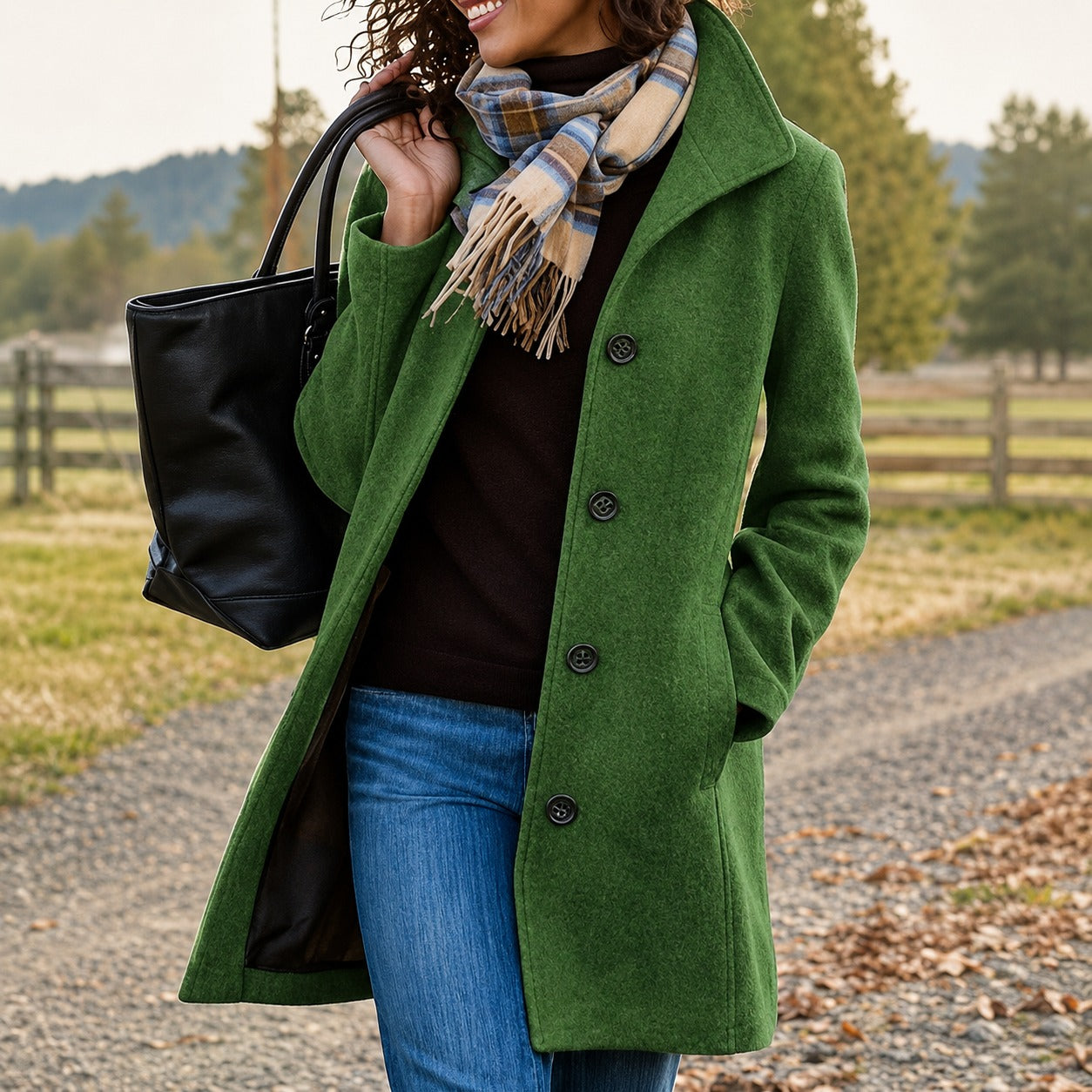 Harper - Manteau chaud mi-long