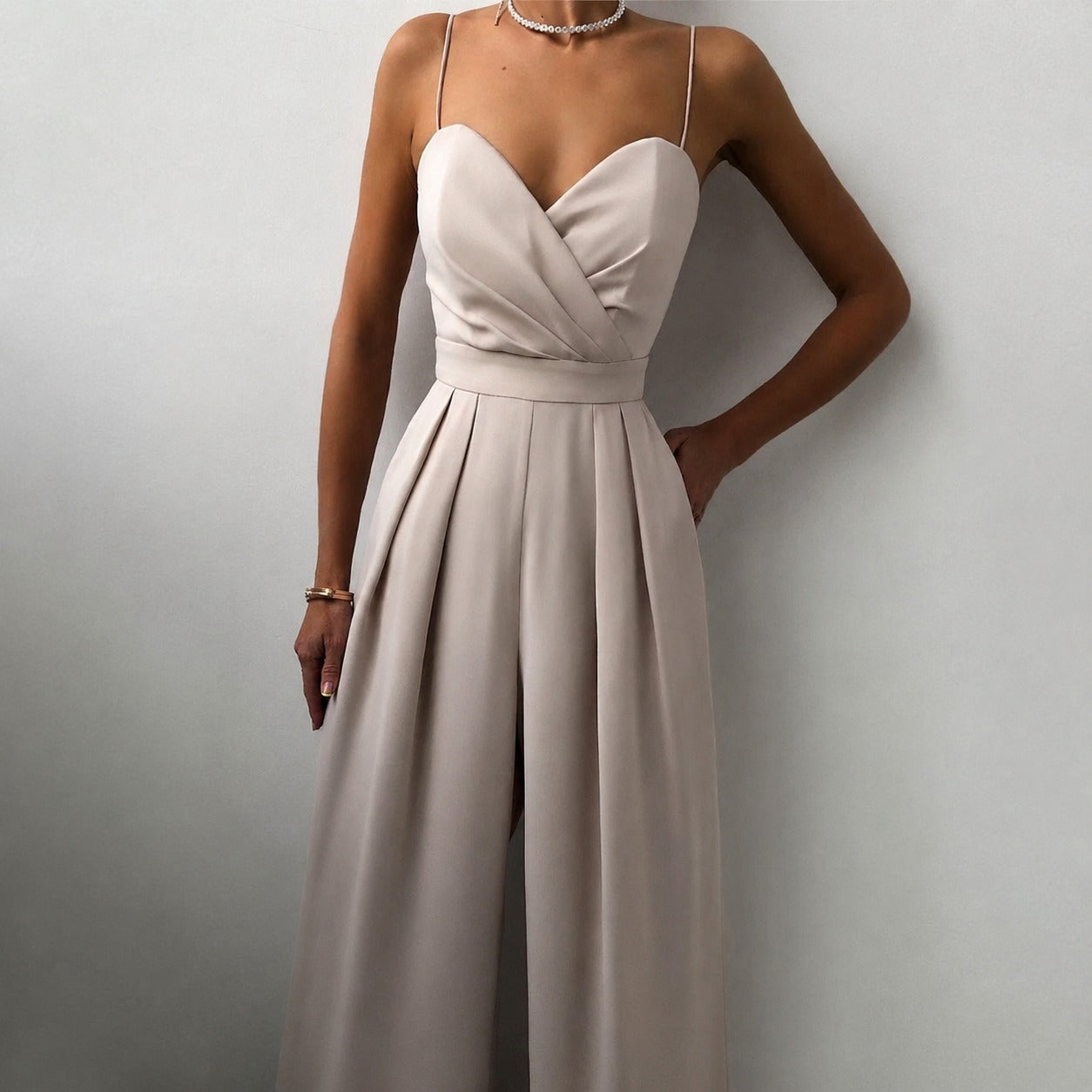 Becca - Combinaison élégante taille haute