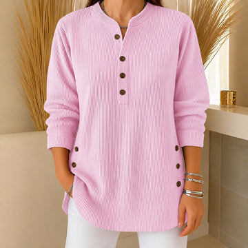 Jocelyn - Un pull décontracté pour femmes avec boutons