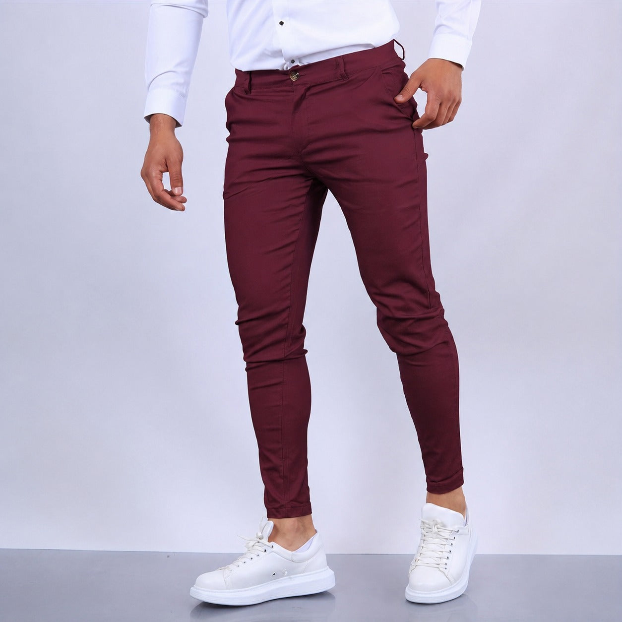 Arjun - Pantalon habillé pour hommes, élégant et ajusté