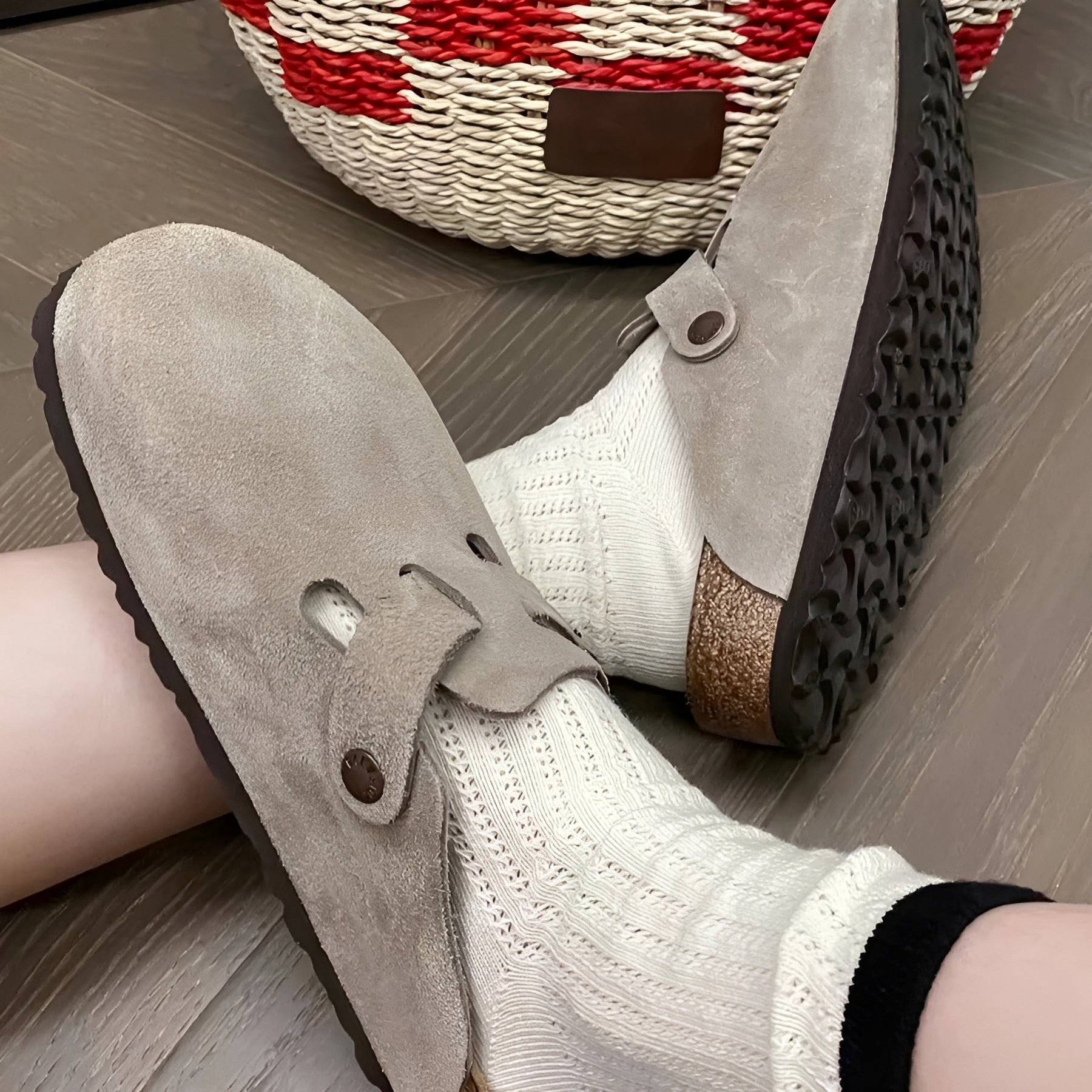 Davina - Mocassins style argent ancien