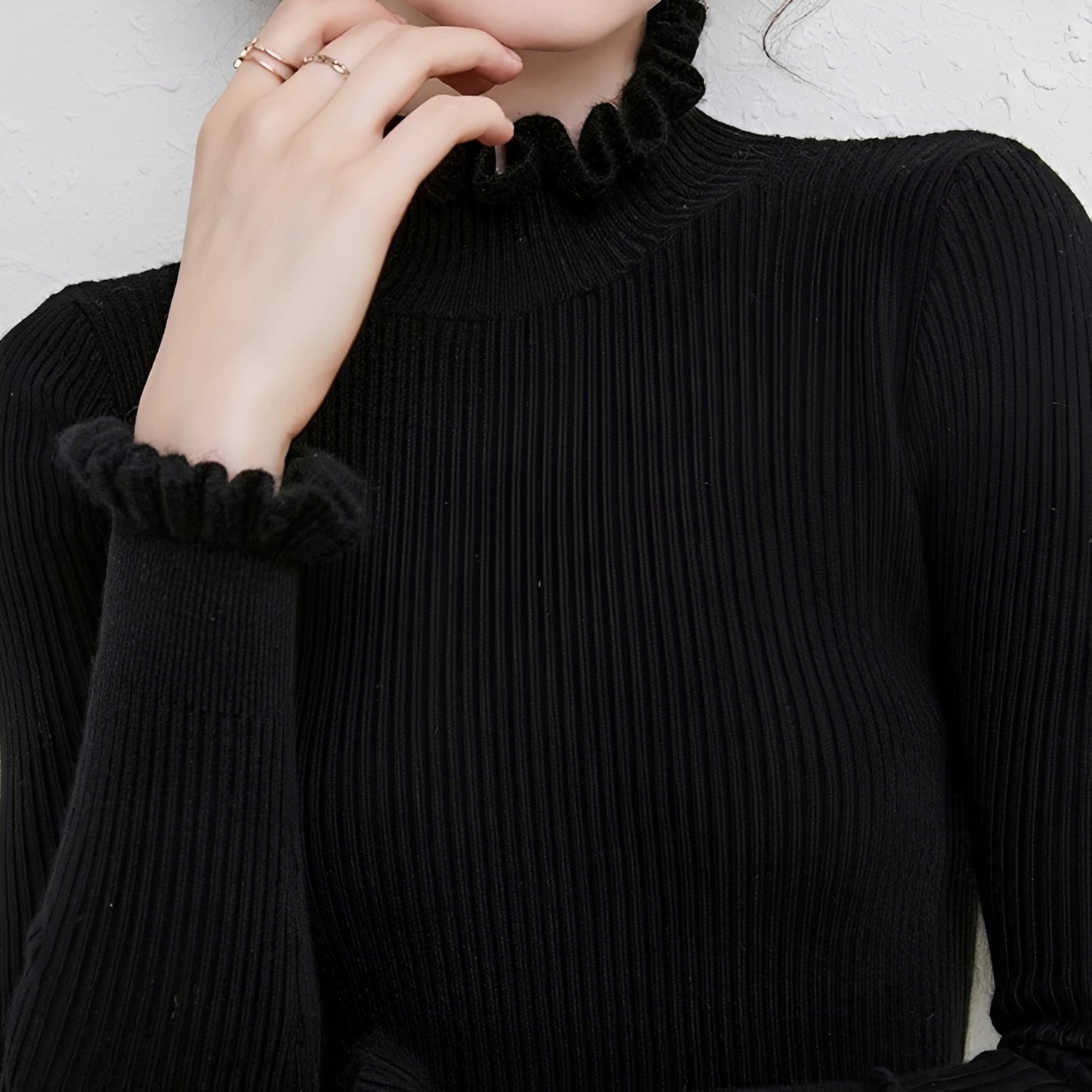 Alva - Pull à col roulé élégant pour femme