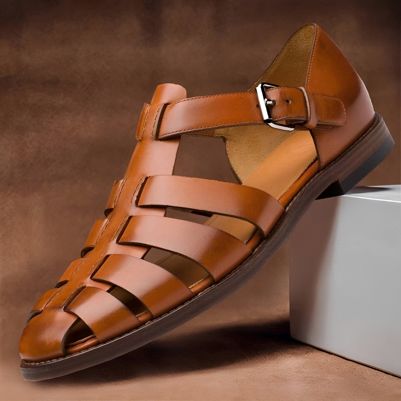 Sofronio - Sandales classiques et confortables pour hommes