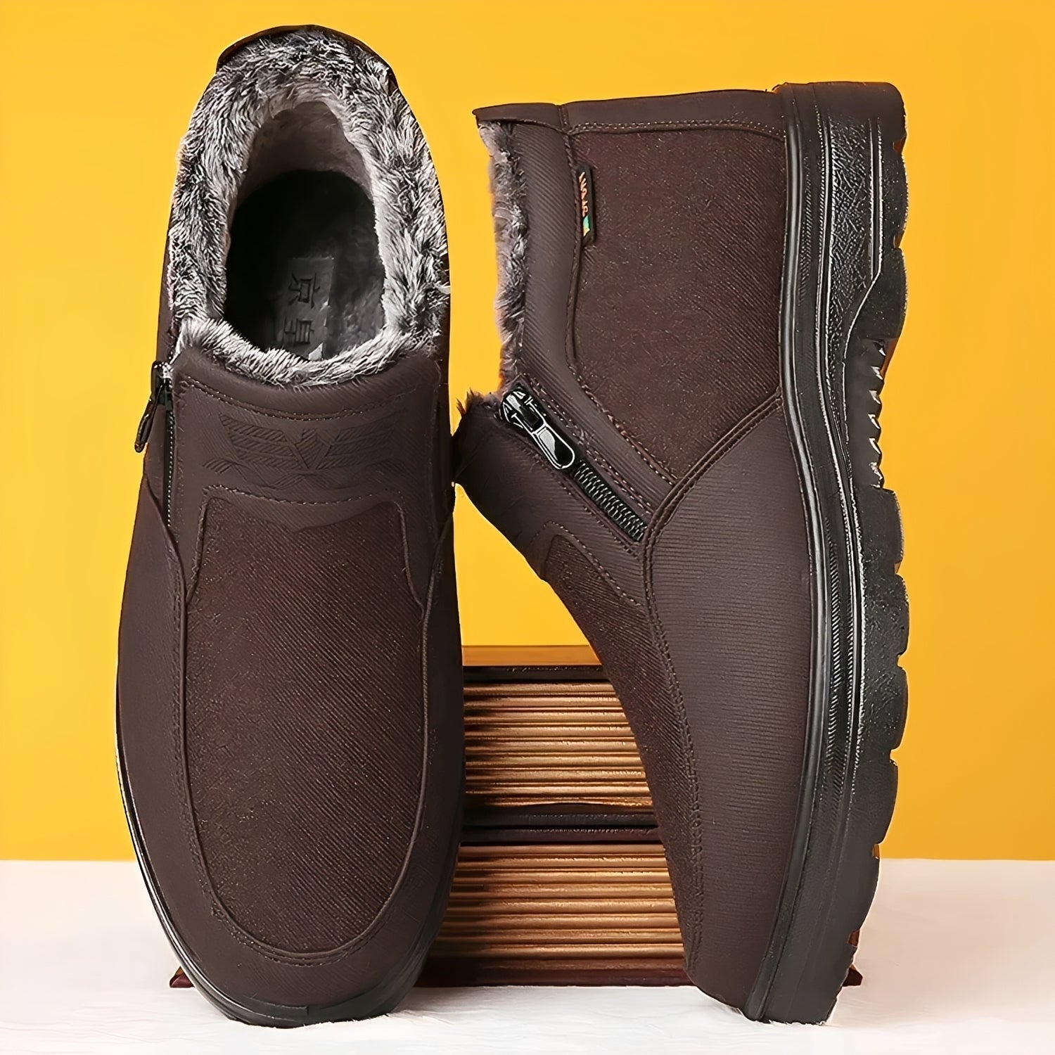 Earl - Chaussures d'hiver chaudes pour hommes