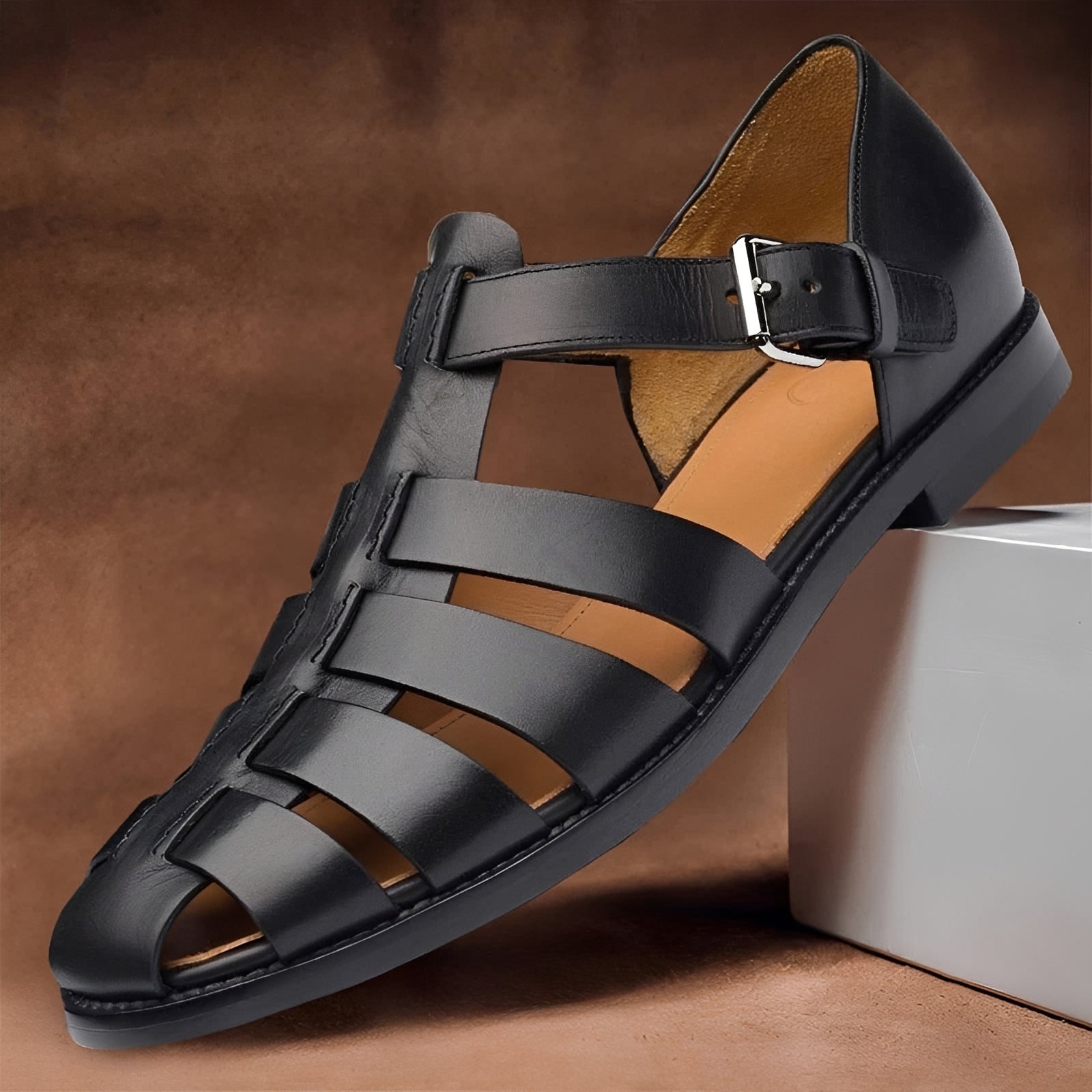 Sofronio - Sandales classiques et confortables pour hommes