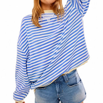 Judith - Pull rayé décontracté pour femmes