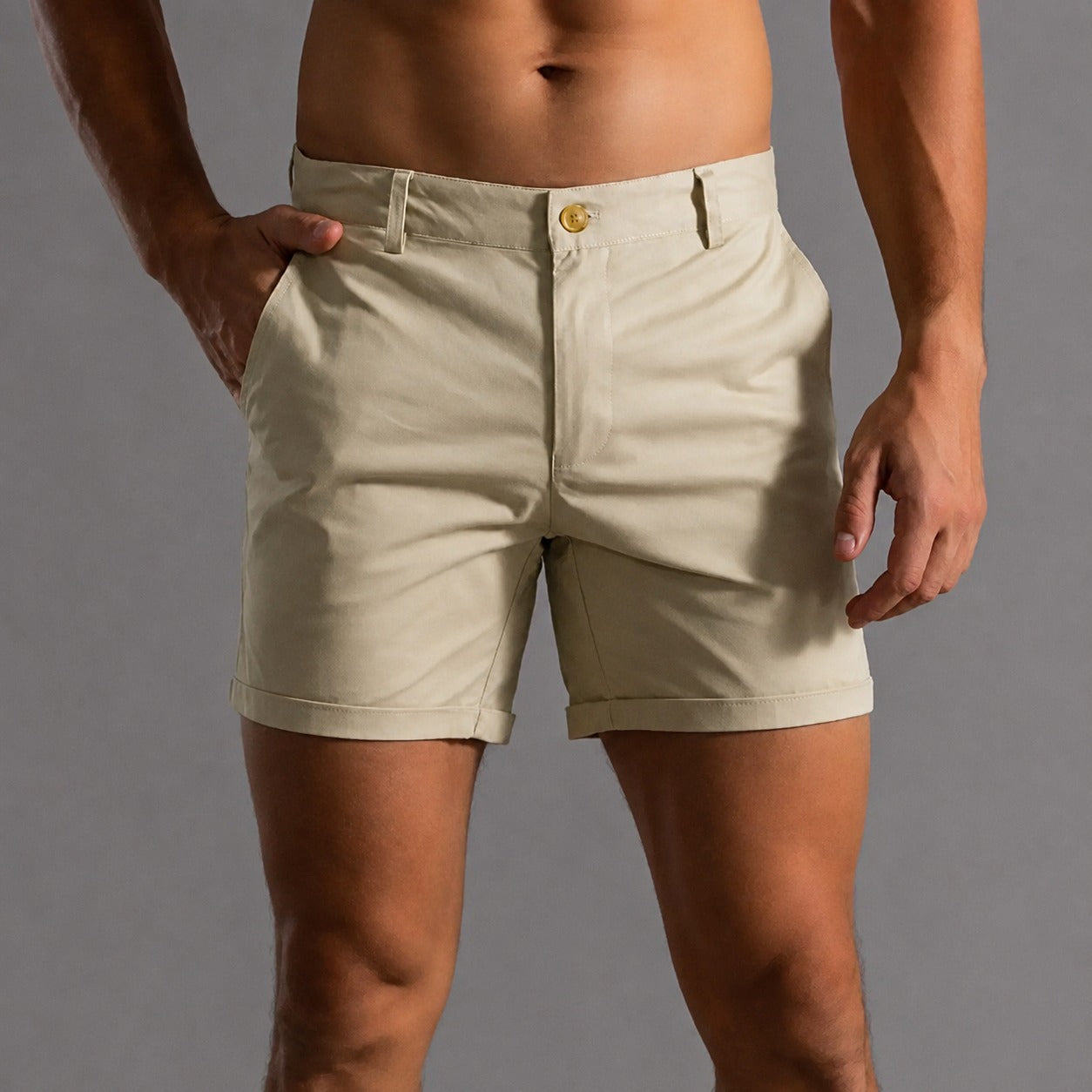 Andrie - Shorts chino pour hommes avec style