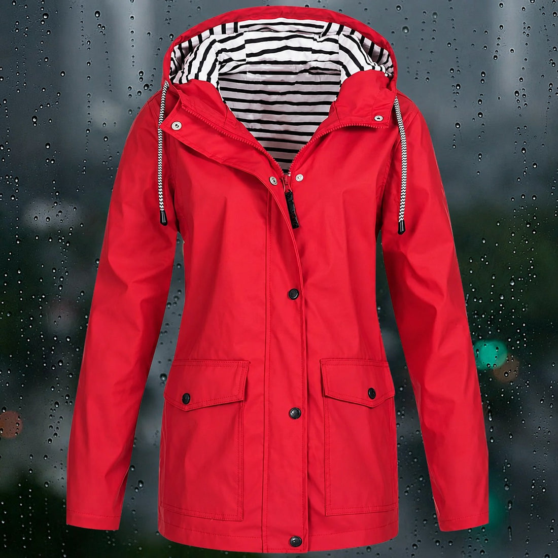 Lea - Manteau pratique à capuche
