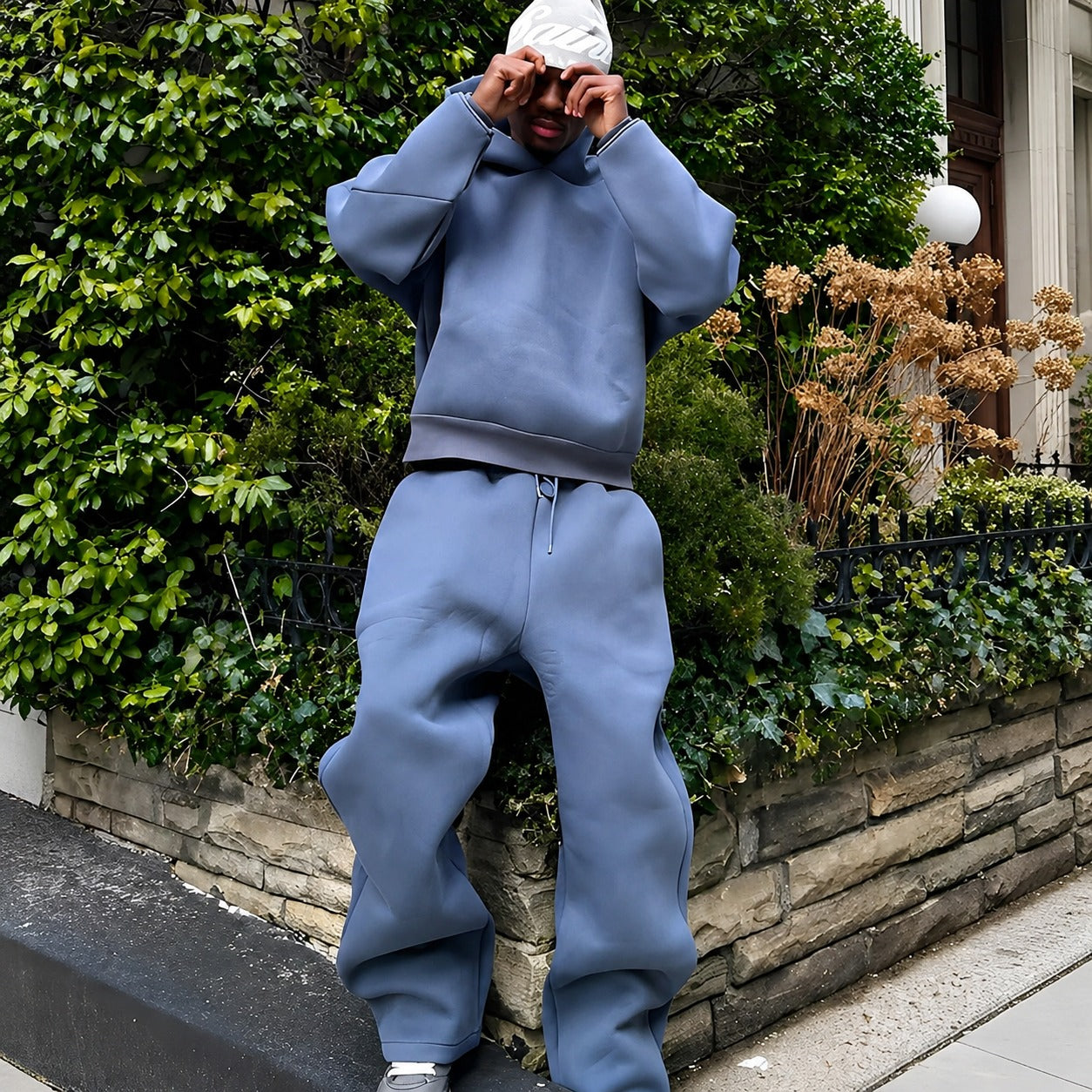 Marco - Ensemble de hoodie oversize chaud pour hommes