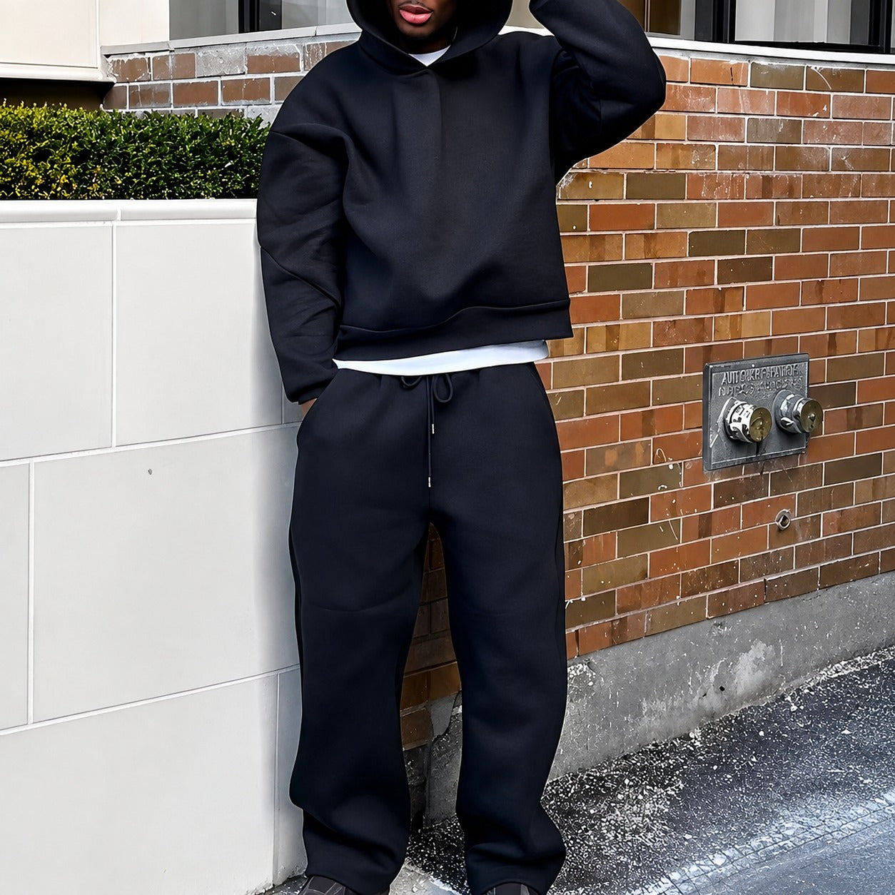Marco - Ensemble de hoodie oversize chaud pour hommes