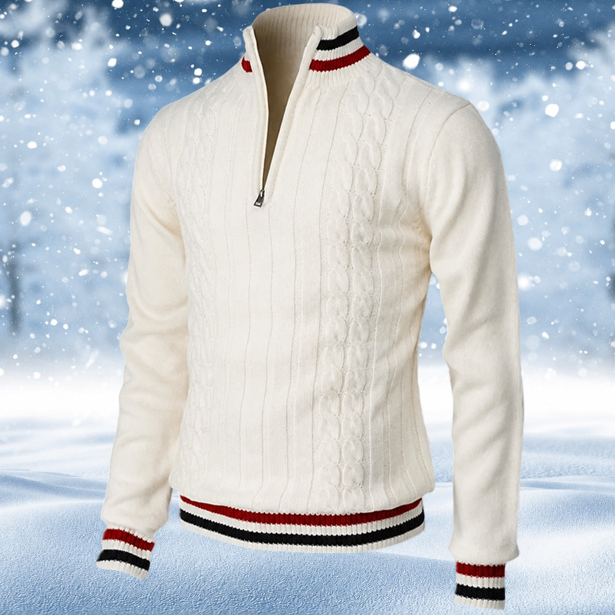 Ralph - Stylish Men's Sweater with a Zipper