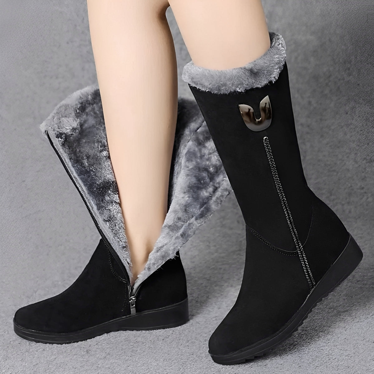 Carla - Des bottes d'hiver douillettes et chaudes