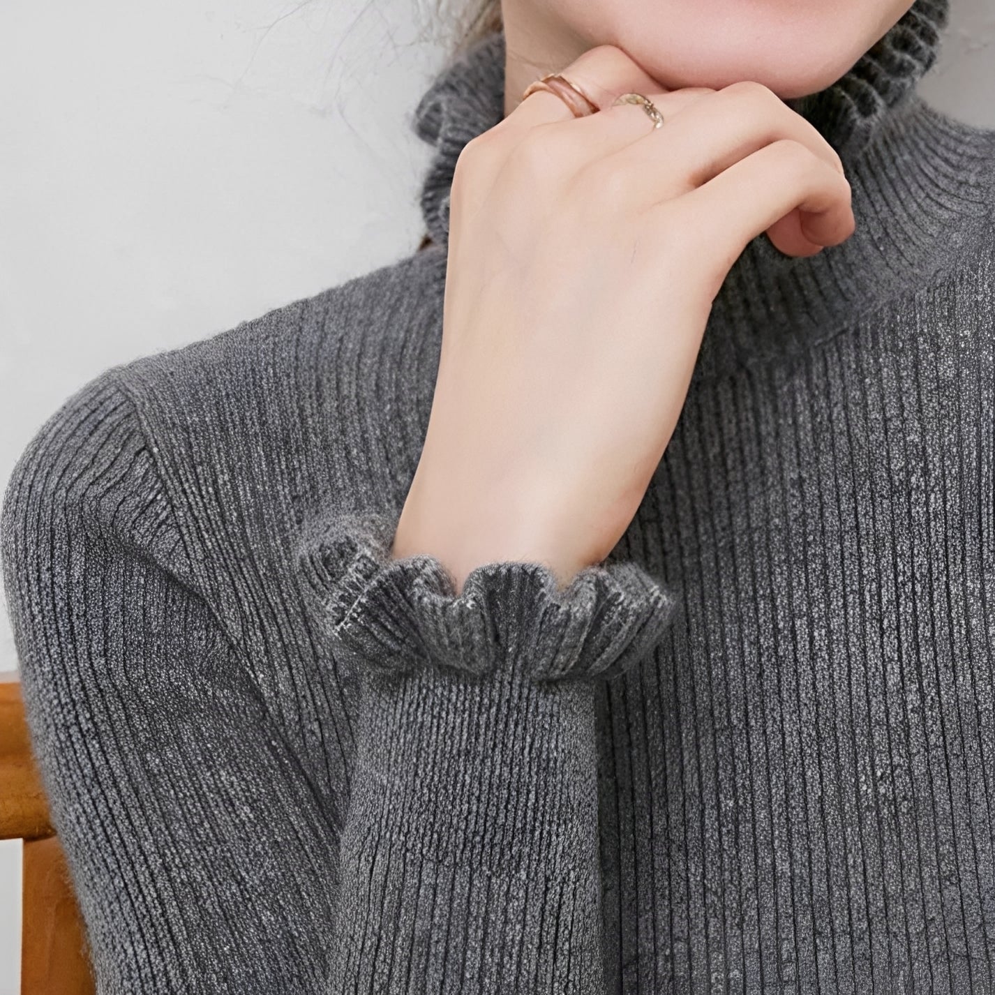Alva - Pull à col roulé élégant pour femme