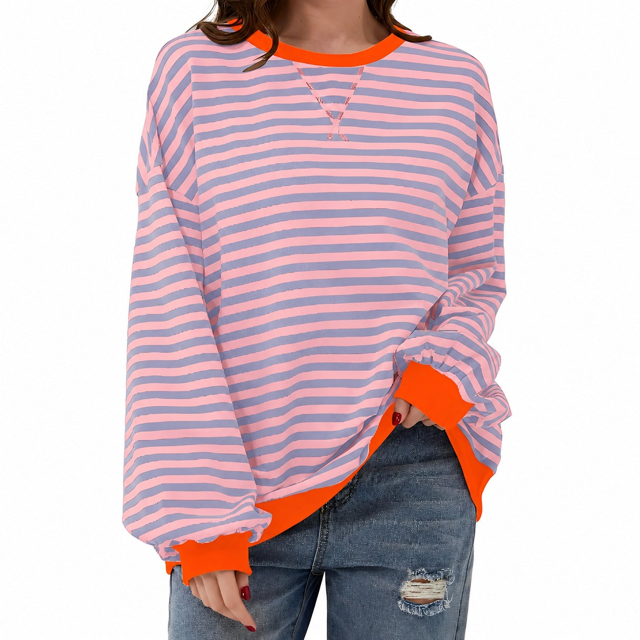 Judith - Pull rayé décontracté pour femmes