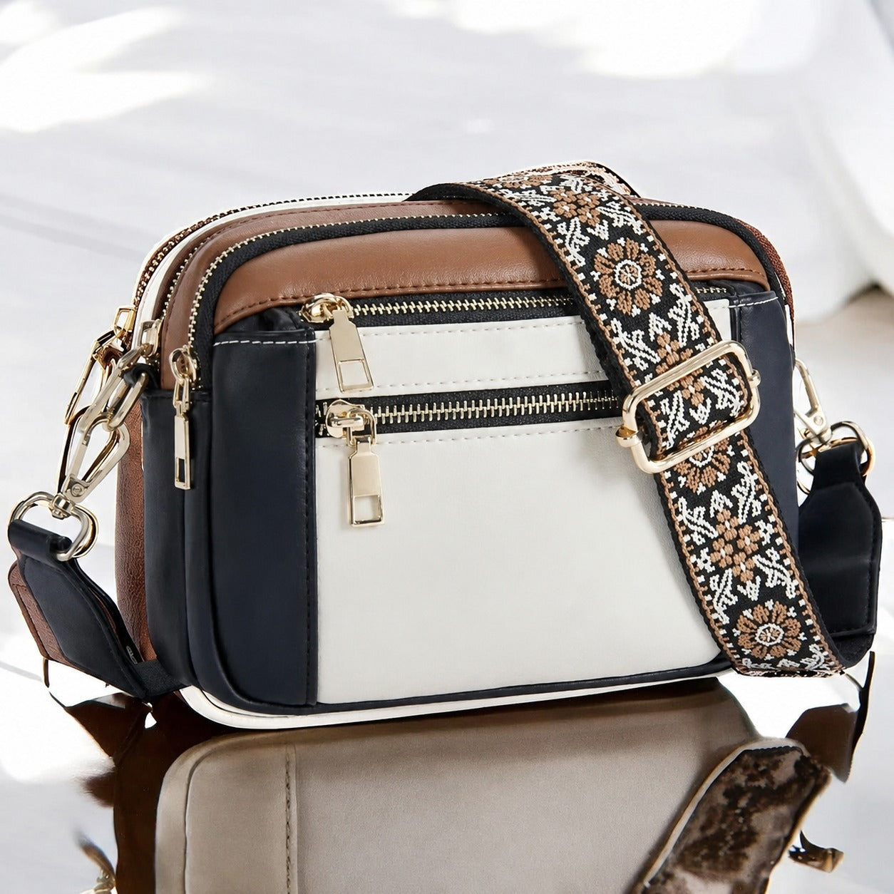 Marissa - Sac stylé avec fermeture éclair
