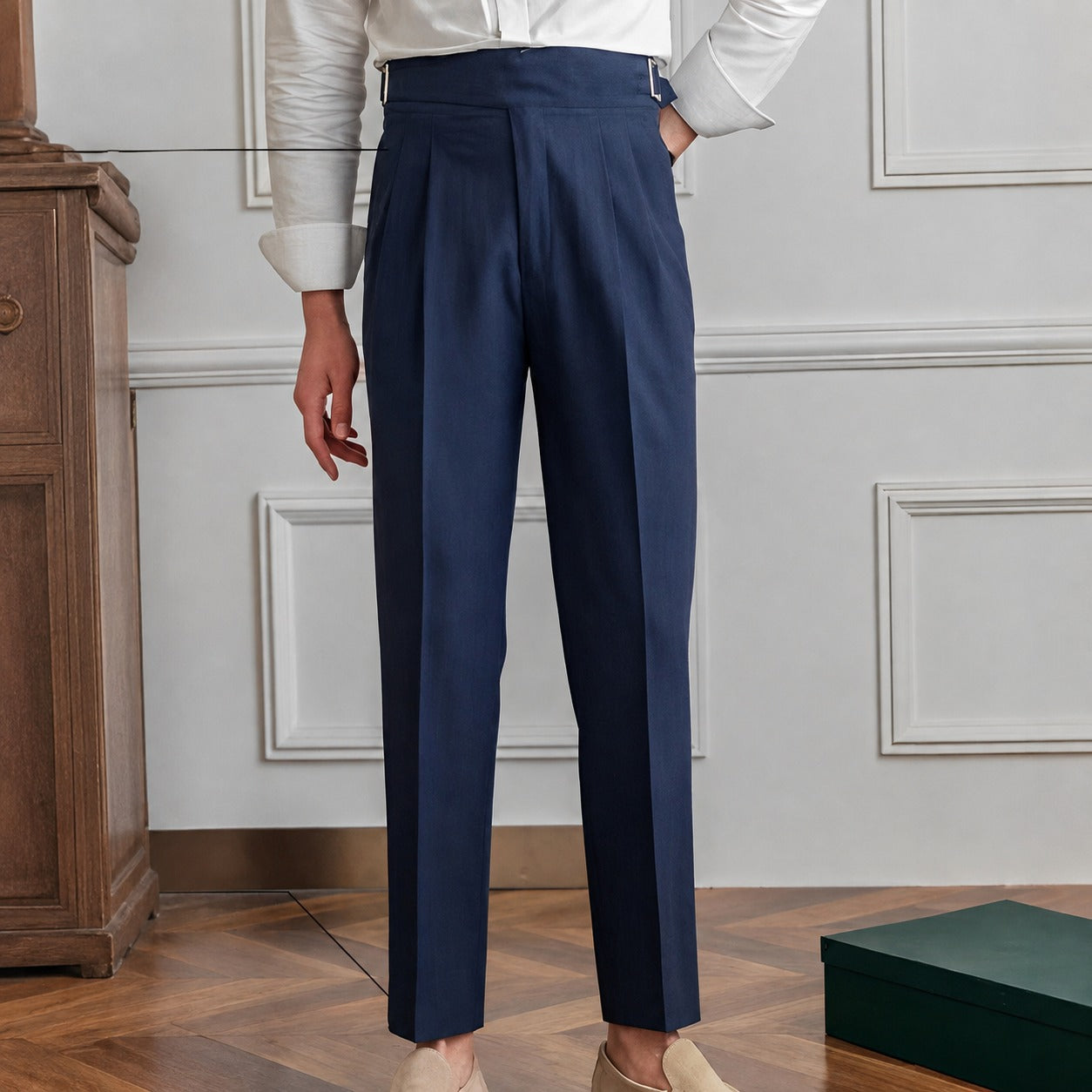 Bronson - Pantalon habillé pour hommes avec boucle réglable