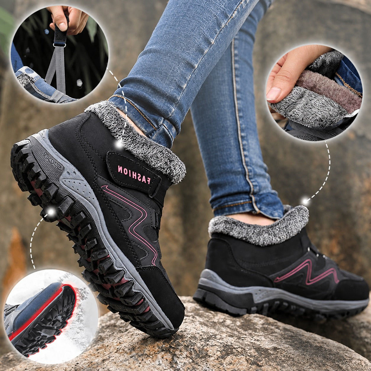 Tamara - Chaussures confortables et chaudes