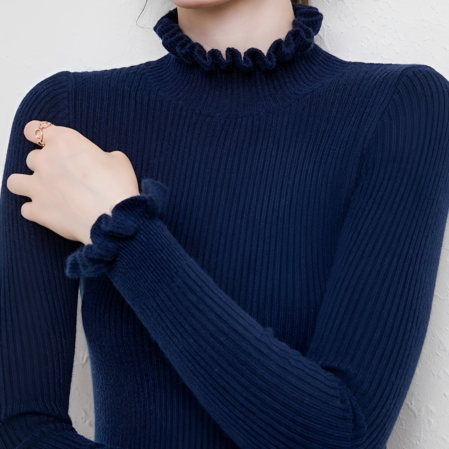 Alva - Pull à col roulé élégant pour femme