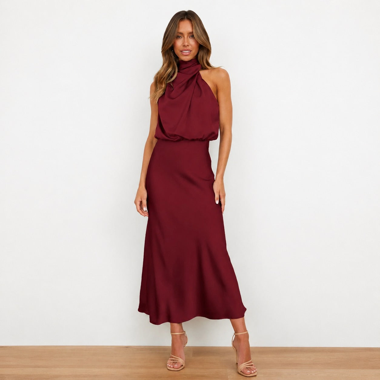 Hansel - Robe midi cocktail élégante