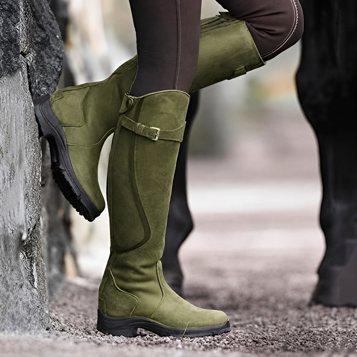 Athena - Bottes hautes au style rétro