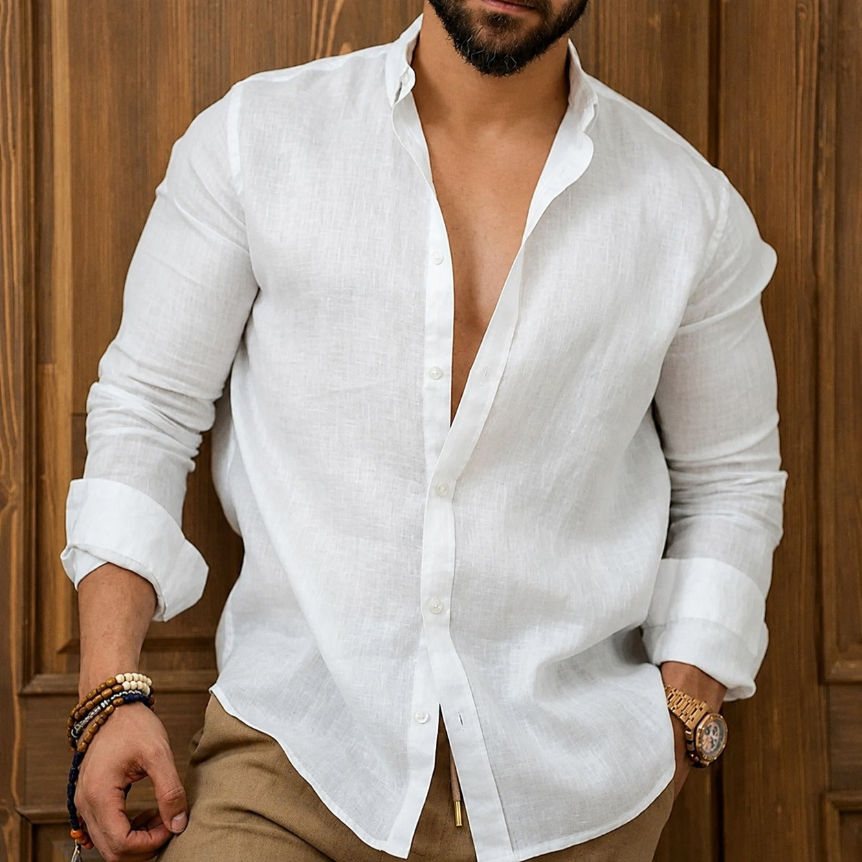 Ronnie - Chemise décontractée en tissu léger