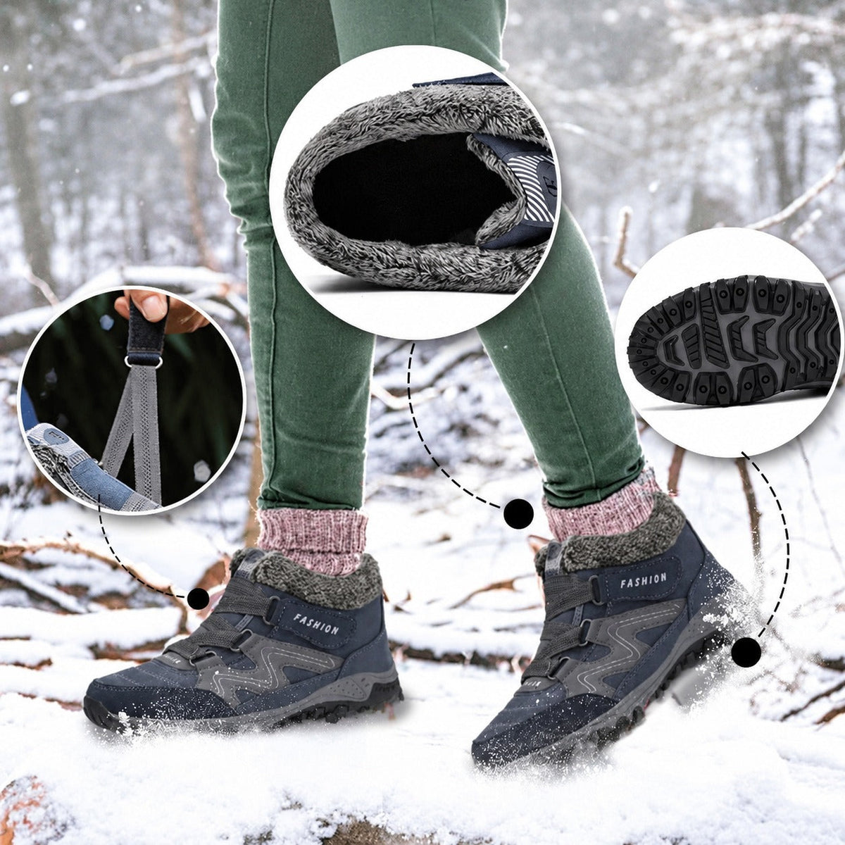 Tamara - Chaussures confortables et chaudes