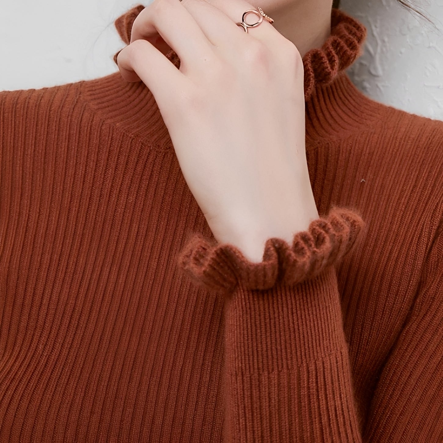 Alva - Pull à col roulé élégant pour femme
