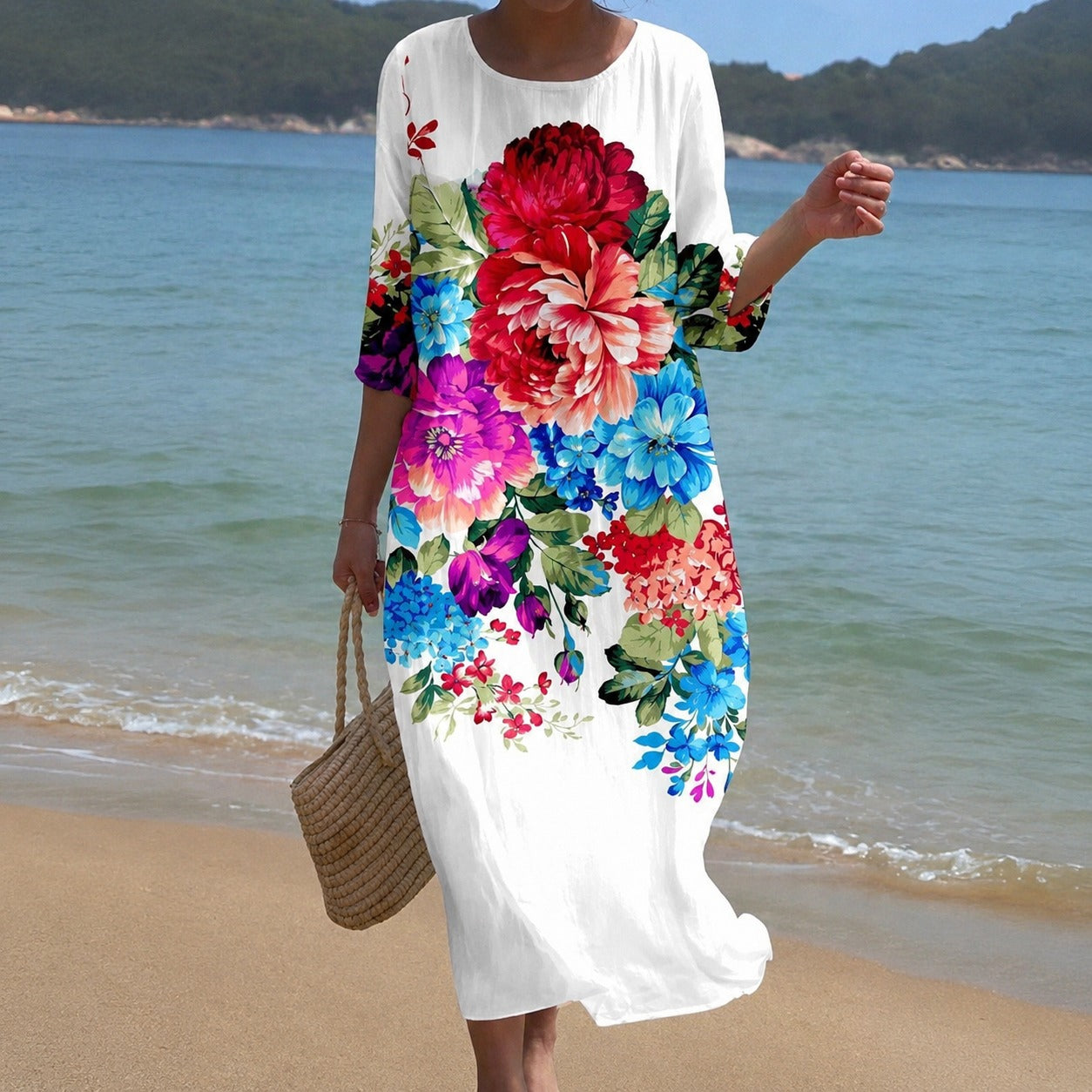 Alina - Robe midi fluide