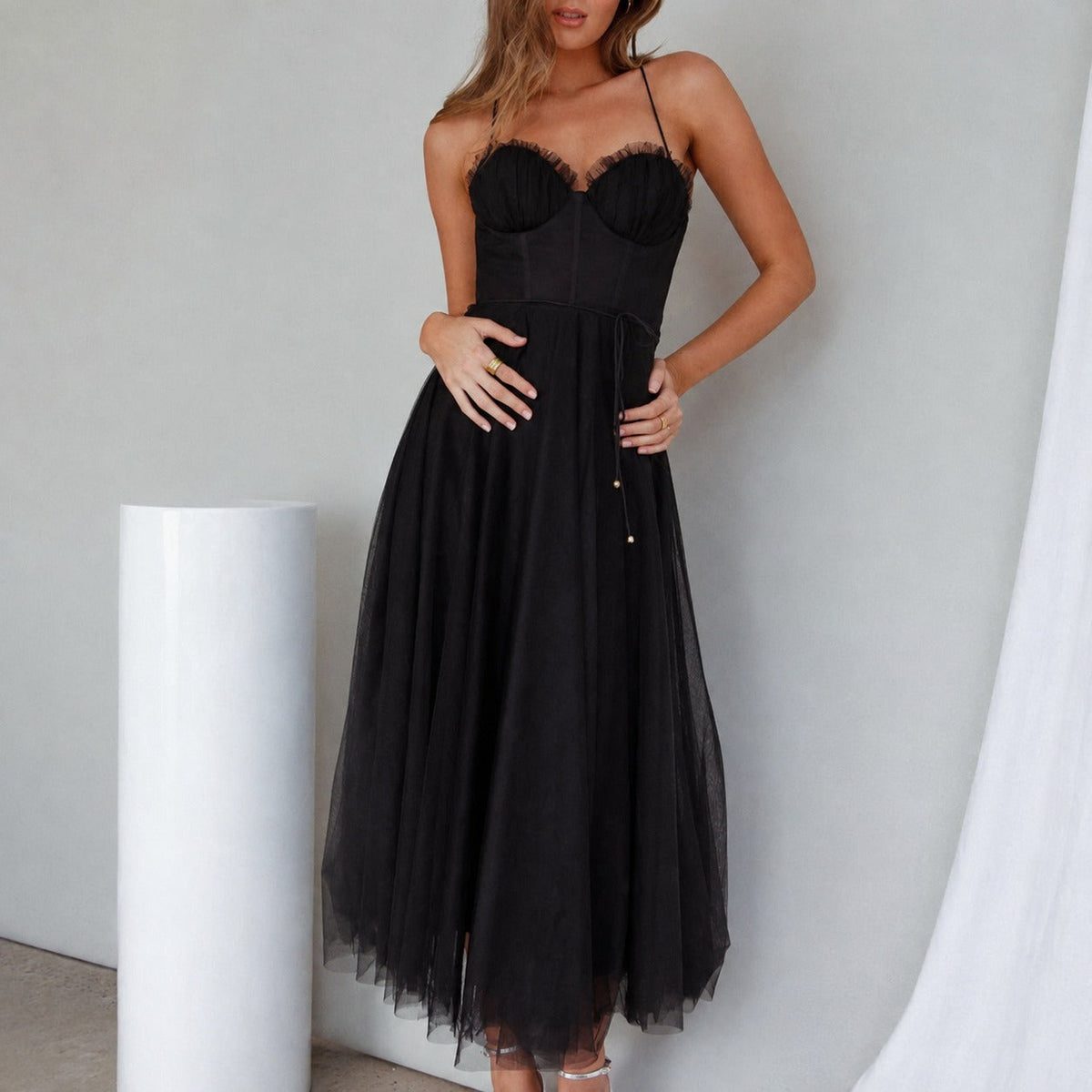 Jana - Robe midi pour les jours chauds