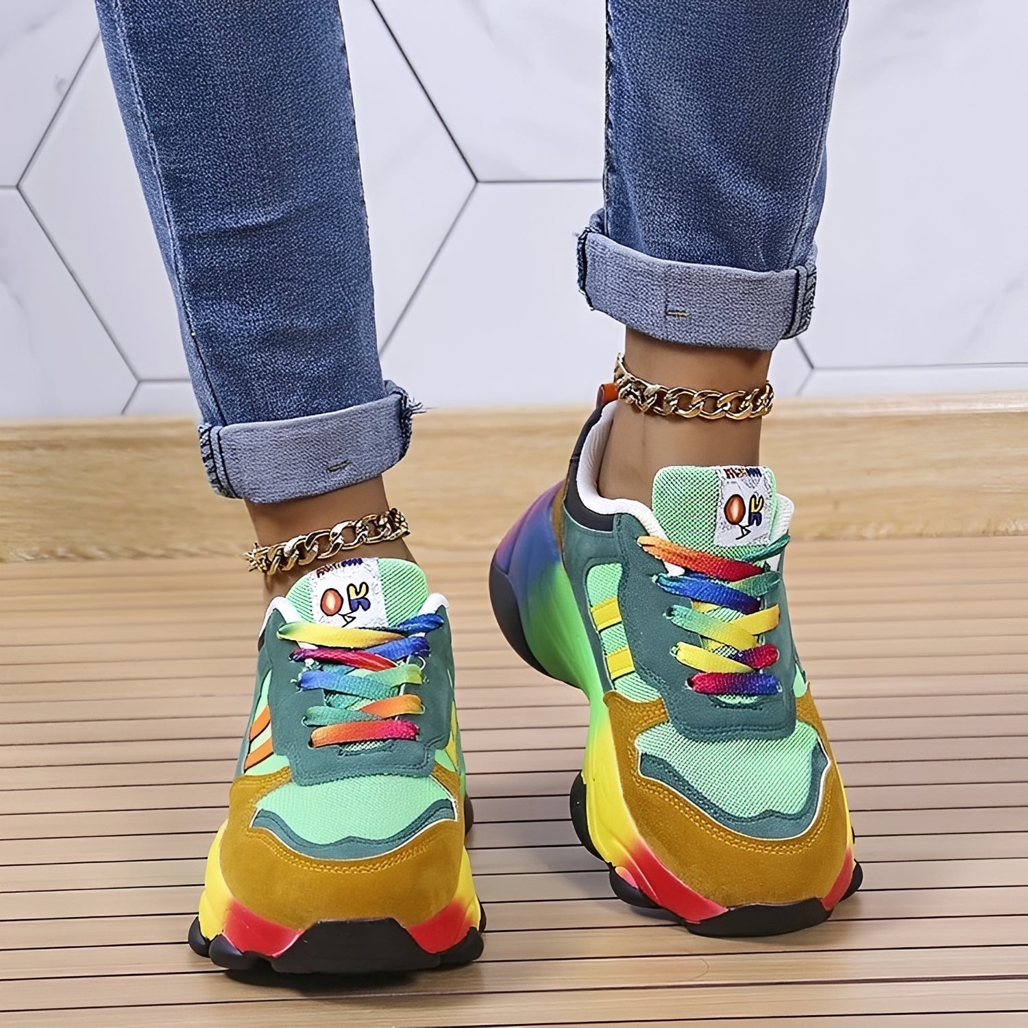 Erika - Chaussures Rainbow confortables