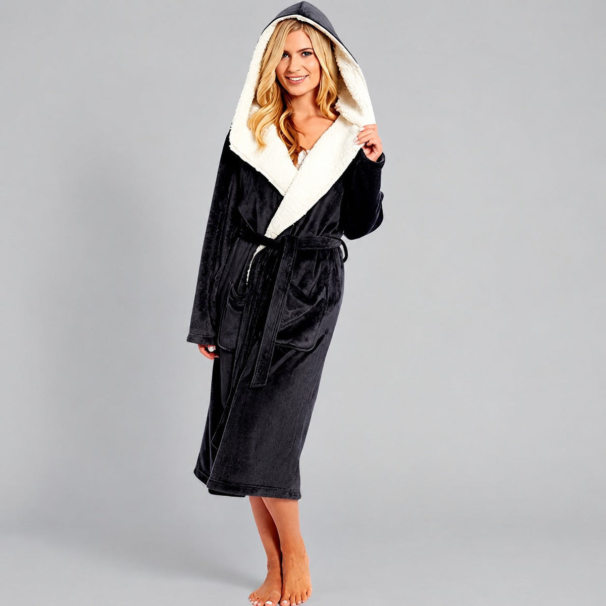 Aleta - Peignoir doux et long pour femmes